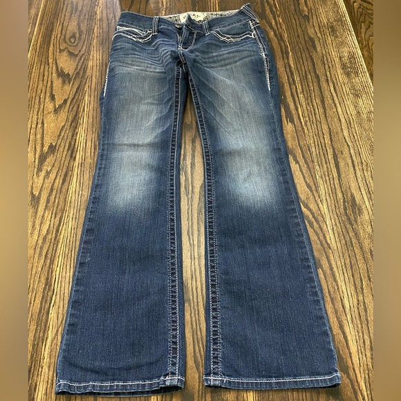 Ariat R.E.A.L Entwined Mid-Rise Bootcut Jeans - Picture 6 of 15